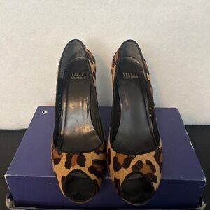 Stuart Weitzman "Cognac" Wedges